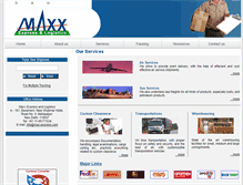 Tablet Screenshot of maxxexpress.com